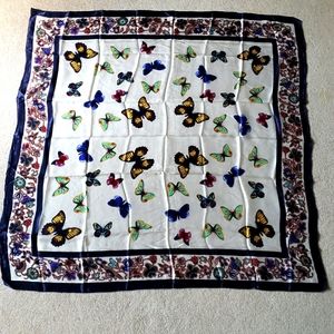 New 100% Silk Big Square Scarf/wrap. 42 in x 42 in